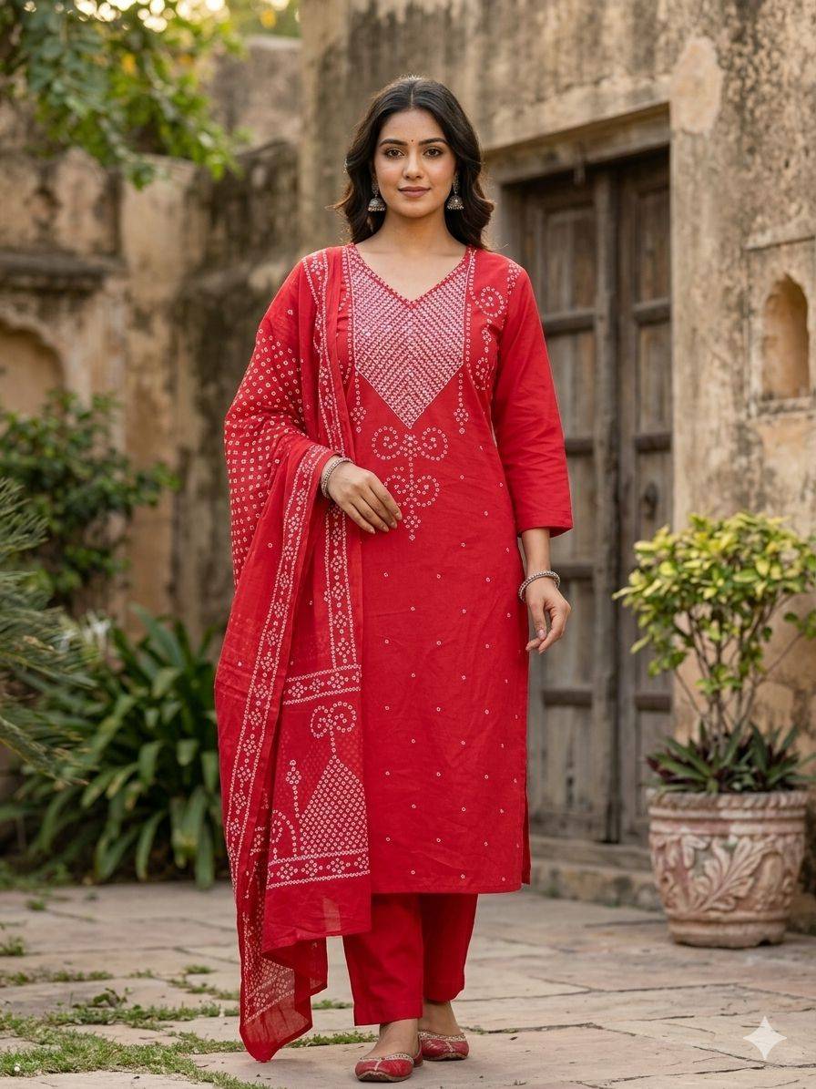 PREMIUM JAIPURI LEHERIYA KURTIS COLLECTION vol-2 by Kaamiri 01 To 10 Series Indian Casual Wear Collection Soft & Premium Cambric Cotton Kurtis At Wholesale Price